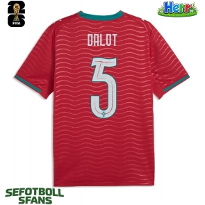 Portugal Diogo Dalot #5 Hemmatröja VM 2026 Kortärmad